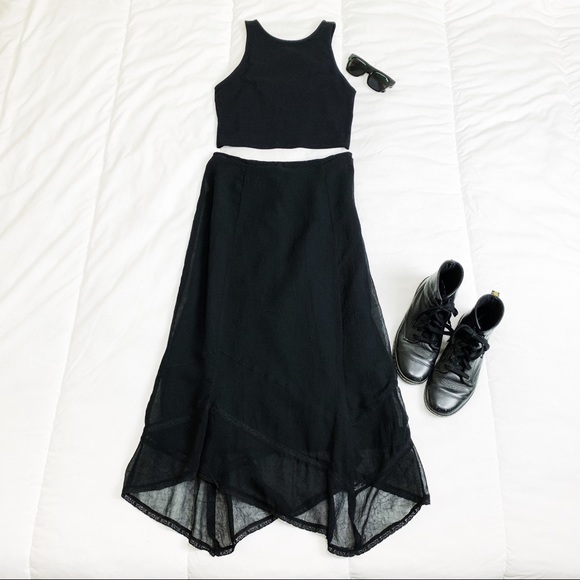 NWOT Free People Asymmetrical Long Skirt - Small - Picture 7 of 7